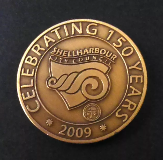 Australia Shellharbour 2009 - 150 Years Shellharbour Municipal Celebrating Medal