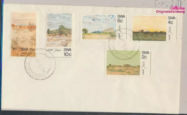 Briefmarken Namibia - Südwestafrika 1973 Mi 368-372 FDC Kunst (10257206