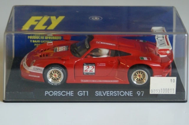 SLOT CAR 1/32 FLY  PORSCHE GT1 TEST 96 CARBONE  RIF. A32