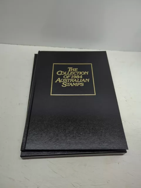 The Collection of 1984 Australian Stamps Complete Set Annual Hardcover Book #C