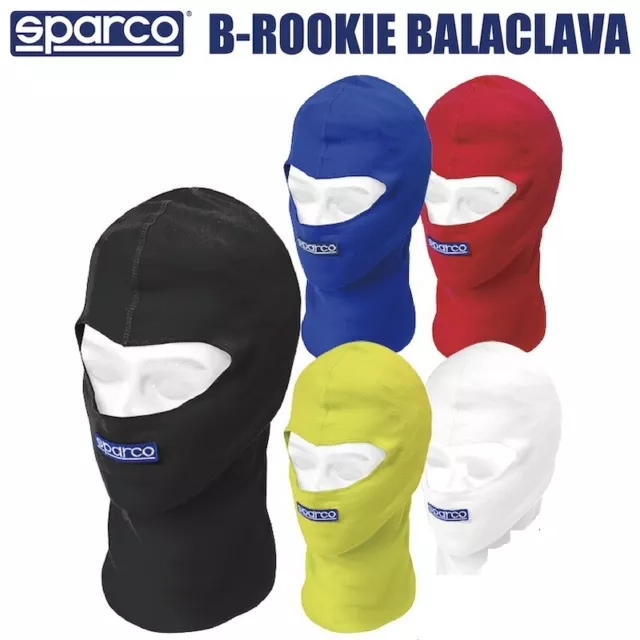Novita' Sottocasco Sparco Kart Colorato Bianco Giallo Blu - Balaclava