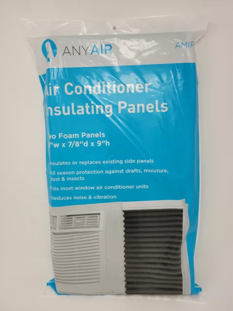 AnyAir Window Air Conditioner Insulating Panels Foam AMIP 2-Pack - NEW