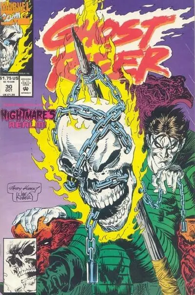 Ghost Rider #30 Volume 2 Marvel Comics October Oct 1992 (FN)