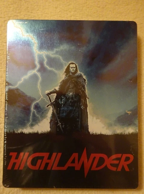 Highlander : Christophe Lambert Sean Connery Steelbook Blu-Ray 4K Uhd Neuf Abime