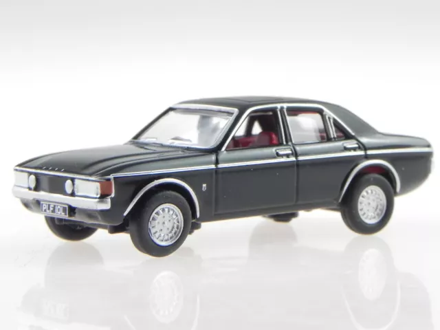 Ford Consul Granada MK1 black diecast model car 76FC006 Oxford 1:76