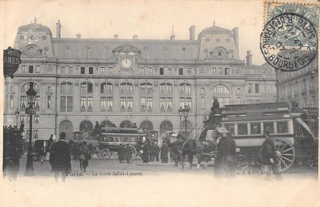 Cpa 75 Paris Gare Saint Lazare