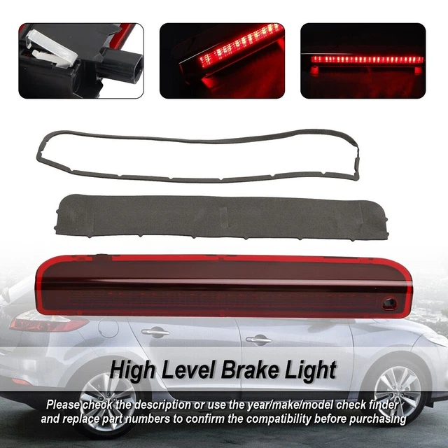 3ème Feu Stop à LED Pour Mini Cooper Cabriolet R52 2005-2008 - Noir - Référence 63256961016/63256961015 - Étanche, Haute Visibilité