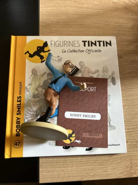 FIGURINE TINTIN COLLECTION officielle n°47 Bobby Smiles - ( HS ) EUR 8,00 -  PicClick FR