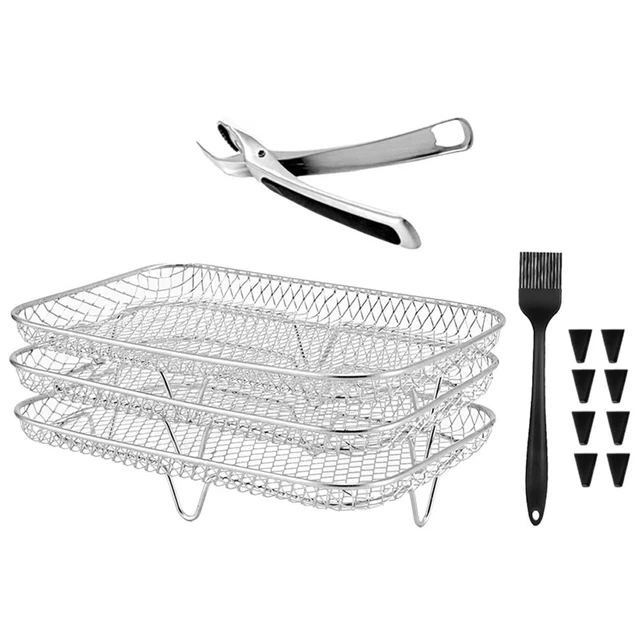 3-teiliges Edelstahl-Rost Für Airfryer DZ201 - Mehr Kapazität & Perfekte Ergebnisse