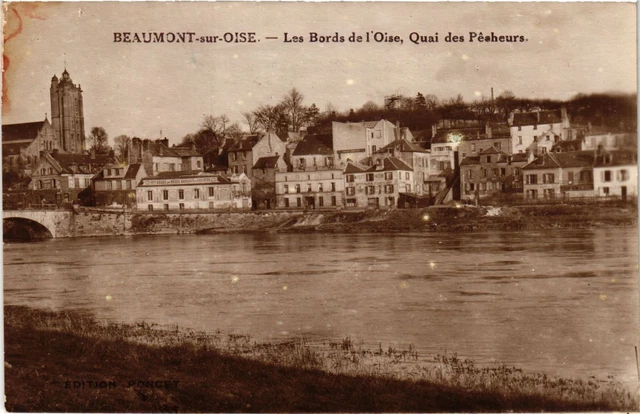CPA Beaumont-sur-Oise - Les Bords de l'Oise, Quai des Pésheurs (290499)
