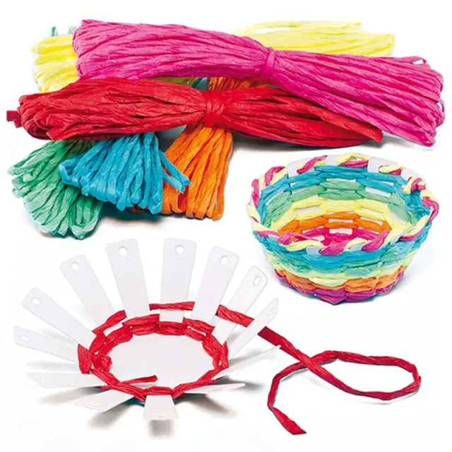 Kit tessitura cesto bambini fai da te arte tessitura artigianato natalizio Pasqua * UL