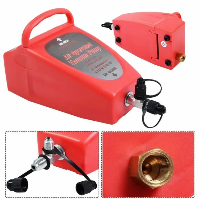Reliable Air Operated Vacuum Pump for R134a and R12 Cars Effective Vacuuming