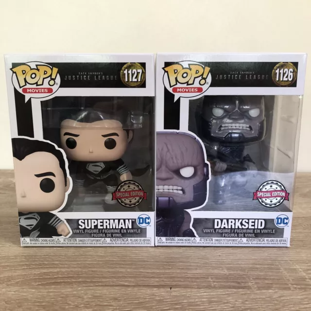 Superman & DARKSEID Set | FUNKO POP! | ZACK SNYDER: Justice League | DC Comics