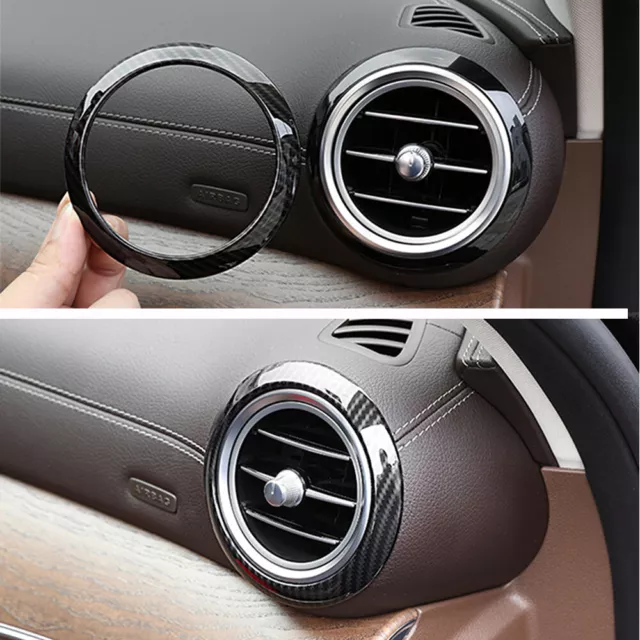 Mercedes Benz Lüftungsringe Zierringe Blenden Rahmen Carbon W213 Rahmen Dekor