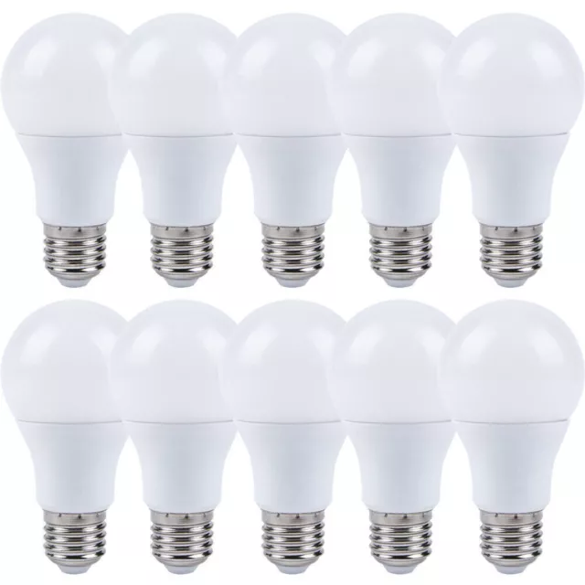 10 x LED Leuchtmittel Birnenform 15W = 100W E27 1350lm kaltweiß 6500K Tages J9I6