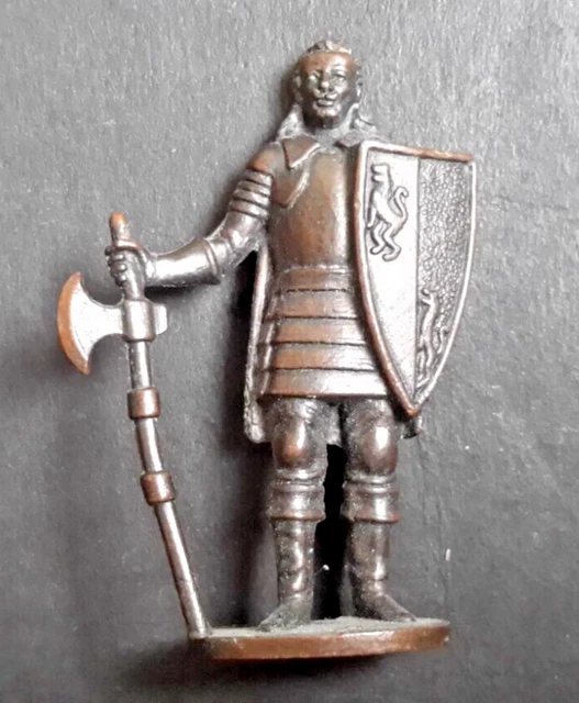 Ensemble Rare 8 Figurines Métal Chevaliers Moyen Âge Russie URSS - Vintage, Occasion