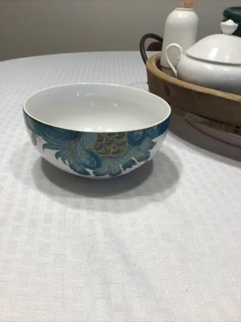 222 Fifth Eliza Teal Soup/Cereal Bowl(S)