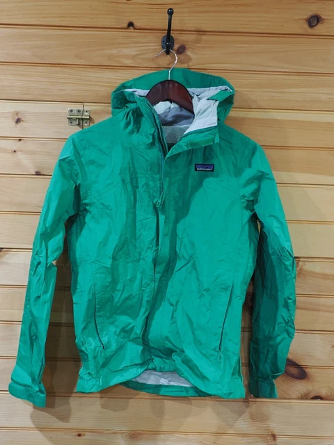 Patagonia Torrentshell Rain Jacket Zip Up Green Jacket Size Small
