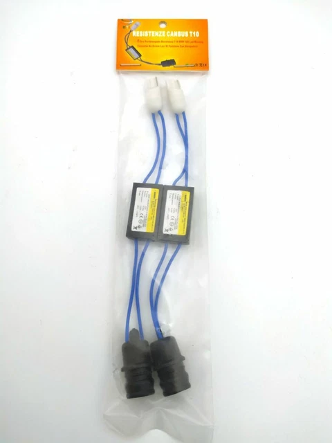 PAIRE RÉSISTANCES CANBUS T10 - W5w Élimine D'Erreur Lumière Grillée - Foto 11