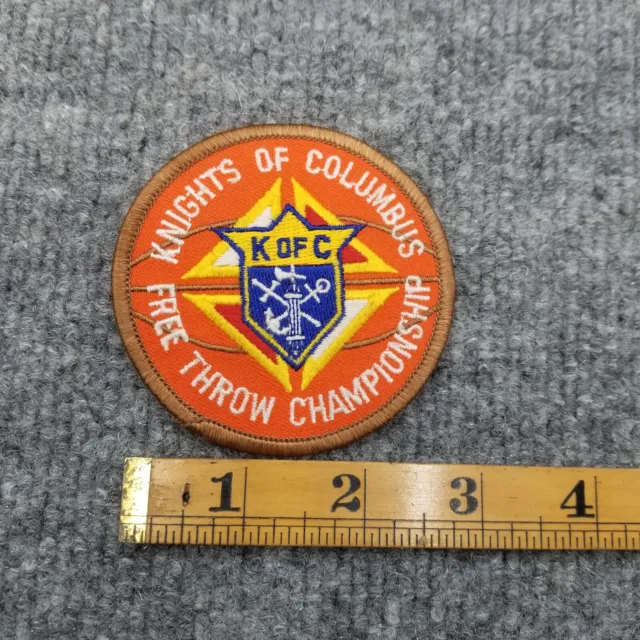 Knights Of Columbus Free Throw Championship Patch