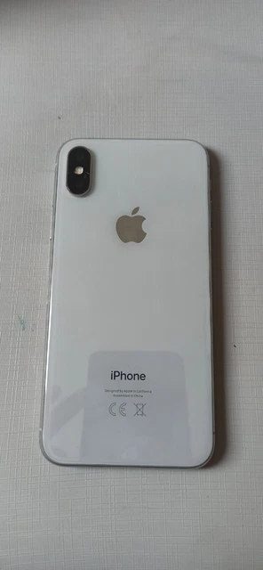 Apple iPhone X - 64 Go - Argent (Désimlocké) A1901