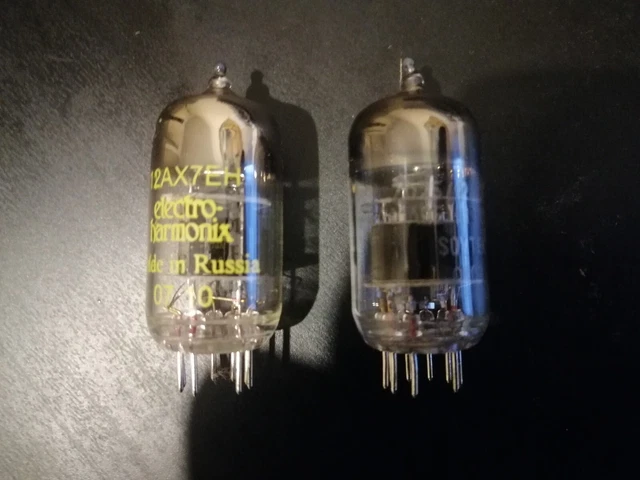 12 AX7 Vacuum Tube pair - Electroharmonics and Sovtek