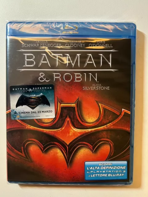 Batman & Robin (Blu-ray, 1997, EU Import, Region Free) *BRAND NEW/SEALED*