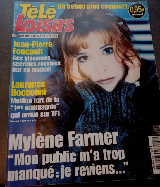 Mylène Farmer Magazine Télé Loisirs. 2005.