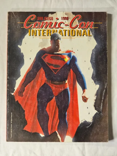 SDCC1998 San Diego Comic Con International AUGUST 1998 Superman Cover Art Book