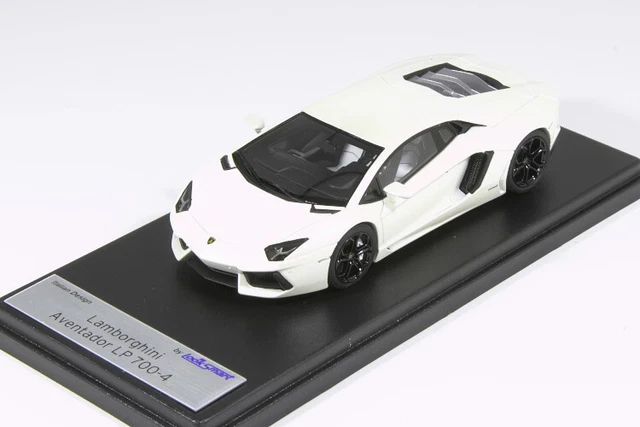 Looksmart 1/43 Lamborghini Aventador Lp700-4 White 2011