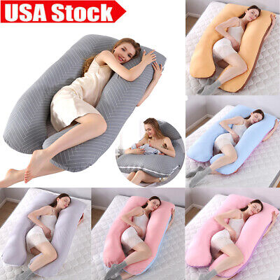 Pregnancy Pillow Maternity Belly Contoured Body U Shape Extra Pregnant US
