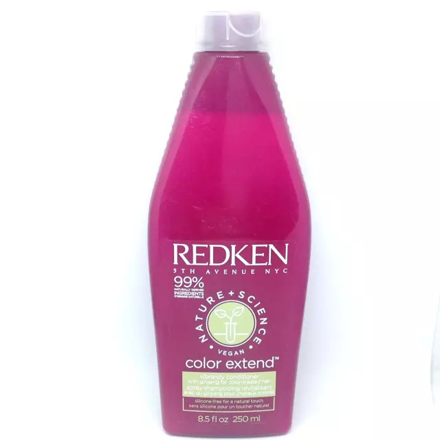 REDKEN 250 ML après shampoing revitalisant avec ginseng pour cheveux colorés