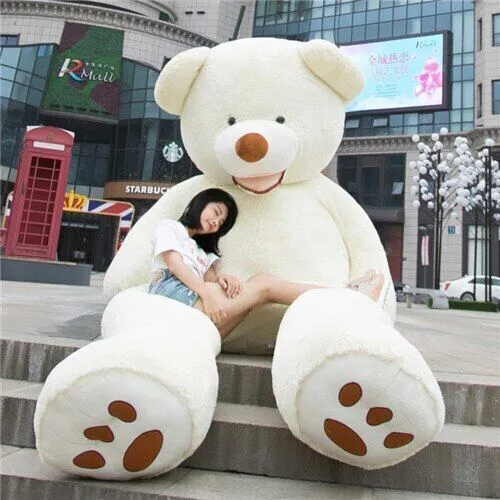 Special Gift Giant Teddy Bear Plush Toy Huge 80-340 Cm Soft Toys Leather Shell 3