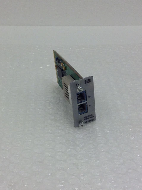 HP Procurve J4132-60001 / A-4240-D3 2-Port Gigabit LX Fiber Optic Card Working!