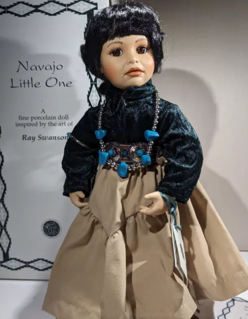 Navajo Little One Native American Indian doll 15 inches  Hamilton Heritage New