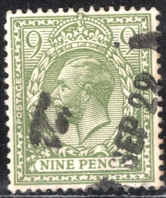 Great Britain Stamp Scott #183 (SG427), 9p, King George V, Used SCV$32 (C)