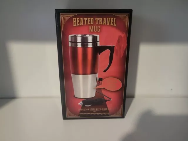 Heated Travel Mug 12 Volt Digital- Coffee Mug Warmer BRAND NEW