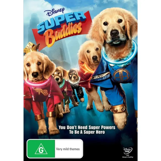 Super Buddies (DVD, 2013) PAL Region 4 (Disney) BRAND NEW / SEALED