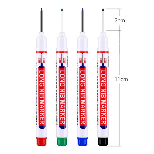 Long Head Markers Bathroom Woodworking Decoration Multi-purpose Deep Hole Mar Sn
