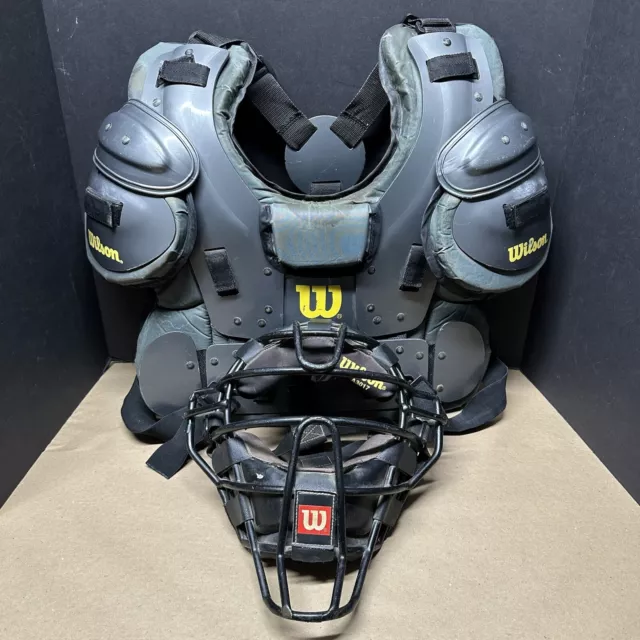 Wilson West Vest Umpire Chest Protector w/ Matching Mask