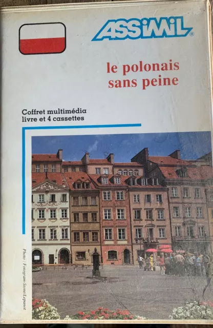 Assimil Polonais sans peine méthode complète 1 livre et 4 K7