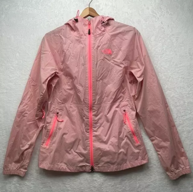 The North Face Women's Small Hyvent 2.5L Full-Zip Hooded Jacket Nylon Rain Coat
