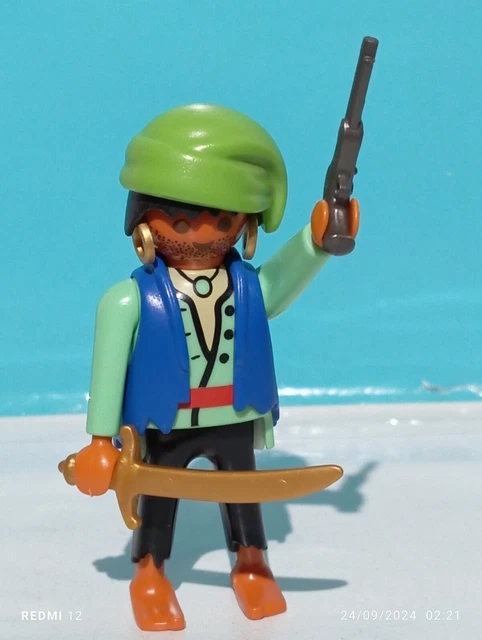 PLAYMOBIL FIGURINE PIRATE Miliciano Bateau Épave Figurines Pirates Ile