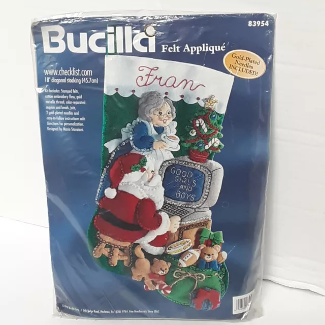 DIY Bucilla Emails to Santa Computer Gamer Christmas Felt Stocking