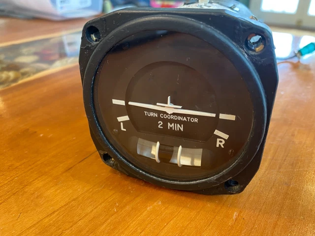 Nice Clean General Design 4275-4 Rate of Turn Coordinator Gyro 35060-0114  14V
