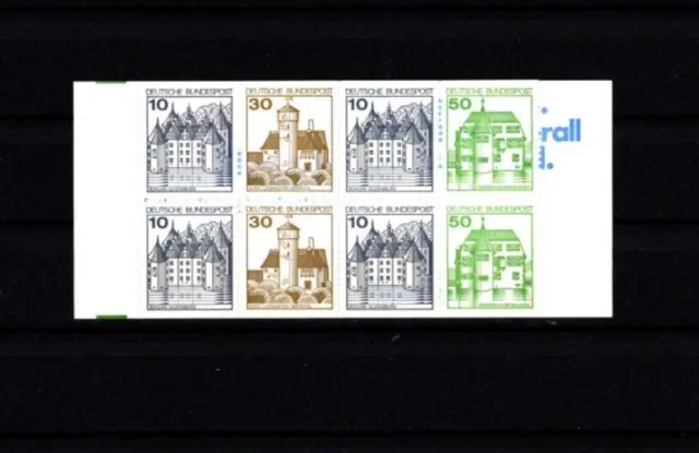 BRD  1980  Markenheft MH 22 - Burgen und Schlösser -  Postfrisch