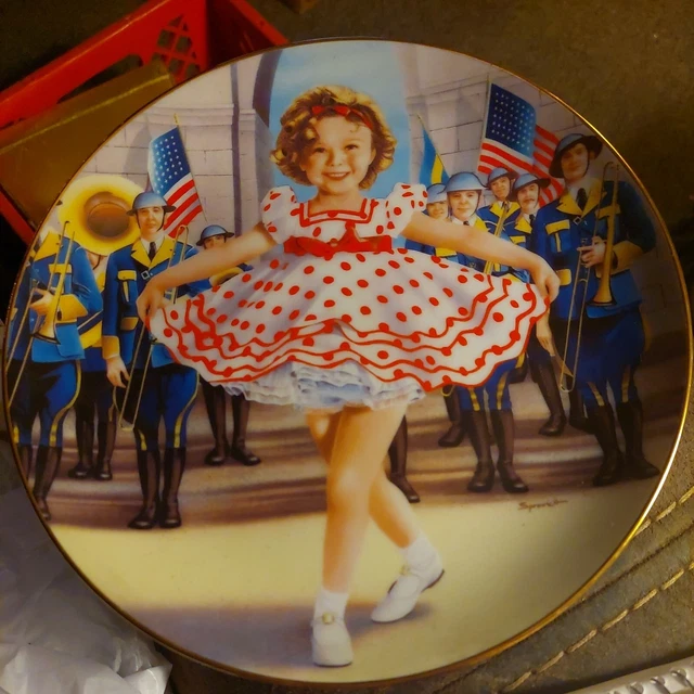 Vintage Shirley Temple "Stand Up And Cheer" Danbury Mint Decorative Plate