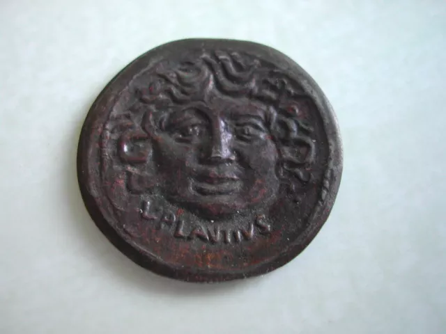 Réplique Bronze République romaine DENIER de L.Plautius Plancus 47 av. J.-C.