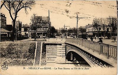 CPA Neuilly sur Seine - Le Pont Bineau et l'Ile de la Jatte (274658)