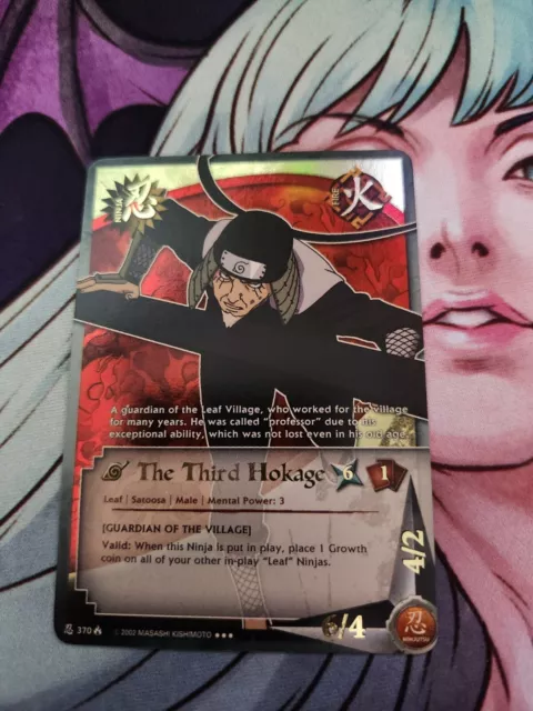 Naruto Card Game The Third Hokage 318 Ultra Raro